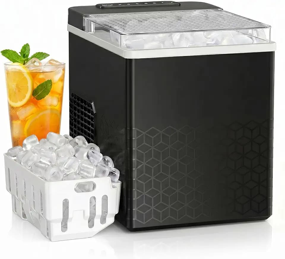 Antarctic Star Countertop Ice Maker, 27 Lbs/24 Hrs