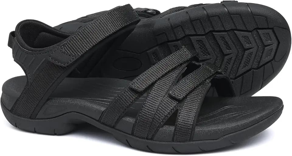 shevalues Hiking Sandals for Women with Adjustable Straps and Arch Support