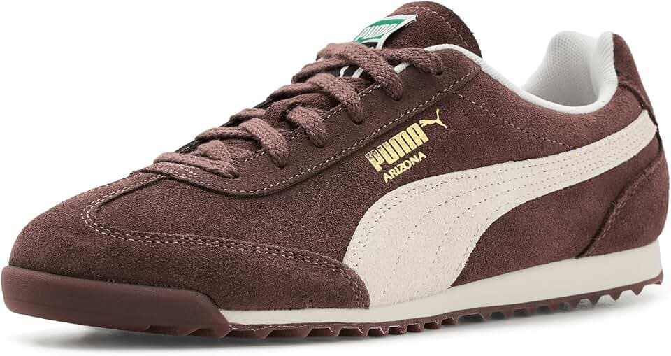 PUMA Mens Arizona Suede Lace Up Sneakers Shoes Casual - Pink