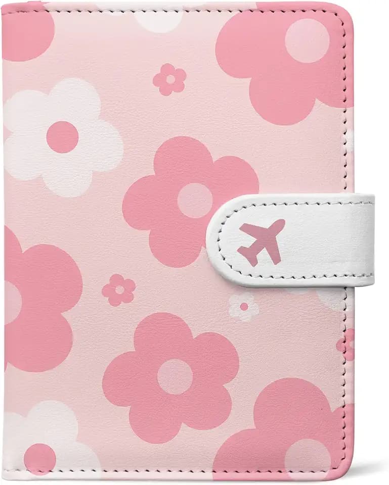 Passport Holder, Cute Travel Wallet Cover with RFID Blocking,