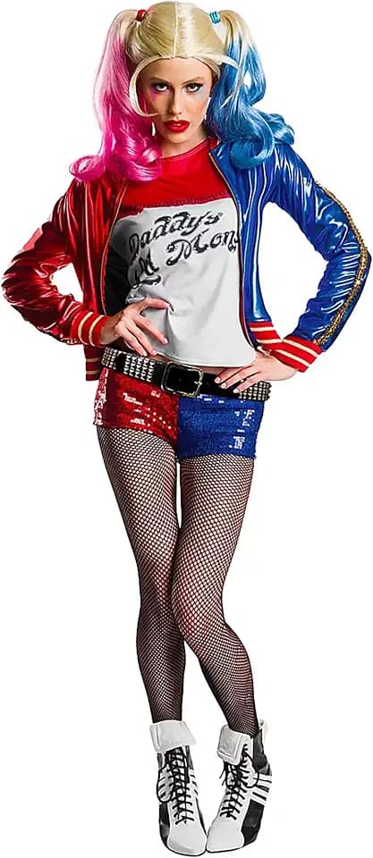 Charades womens Suicide Squad Harley Quinn Adult Costume,