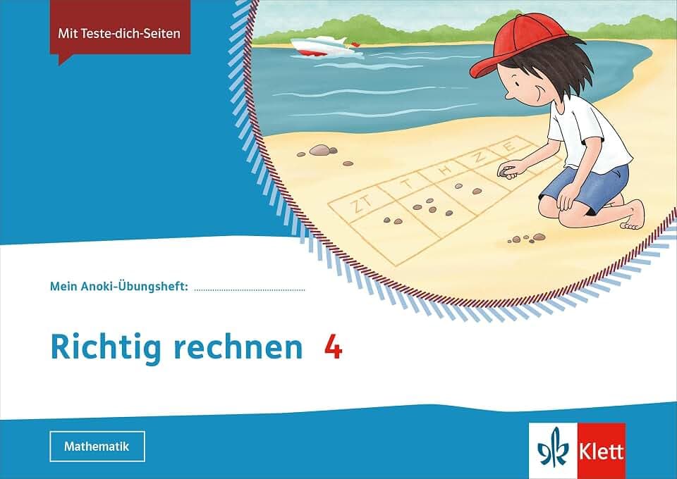 Richtig rechnen 4: Übungsheft Klasse 4 (Mein Anoki-Übungsheft)