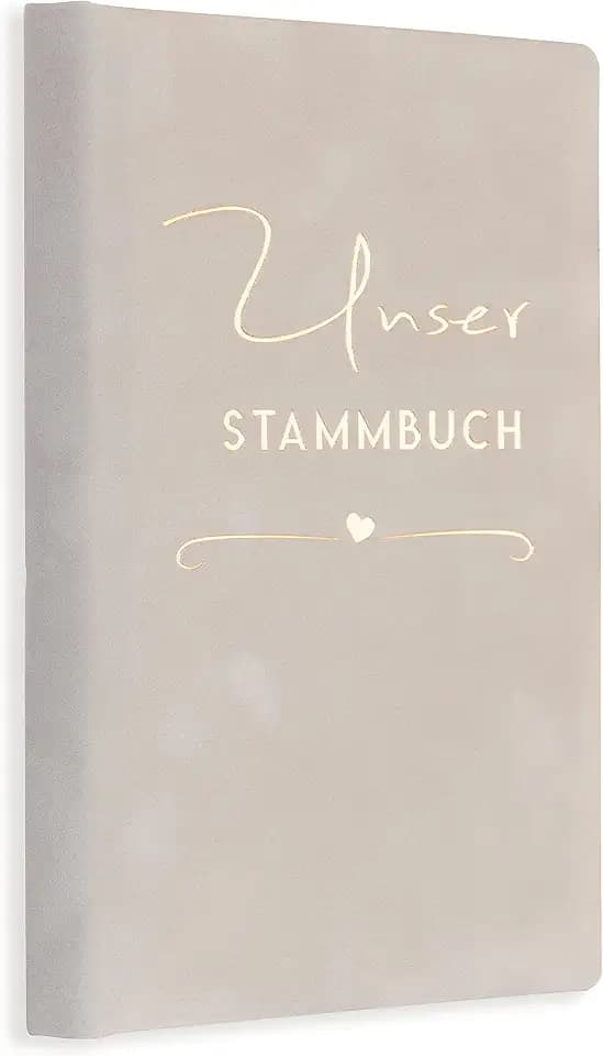 Stammbuch Rina Grau Gold Familienstammbuch Standesamt Hochzeit
