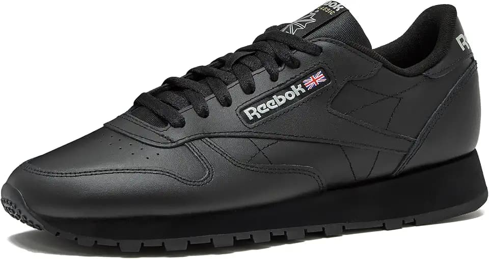 Reebok Classic Leather Sneakers for Men, Casual Tennis Mens Shoes