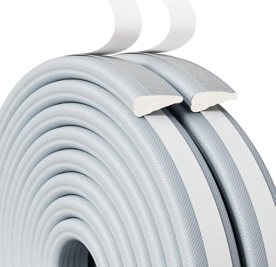 196" Wedge Foam Weather Stripping Door Seal for Doors & Windows Gaps
