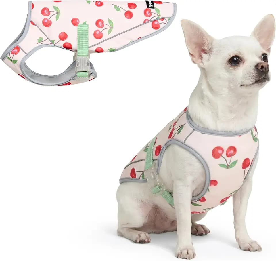 Spark Paws Dog Cooling Vest - Evaporative Summer Cooling, SPF-50 Protection