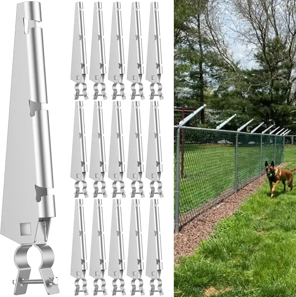 15 Pack Barbed Wire Arm for 1-3/8" Chain Link Fence