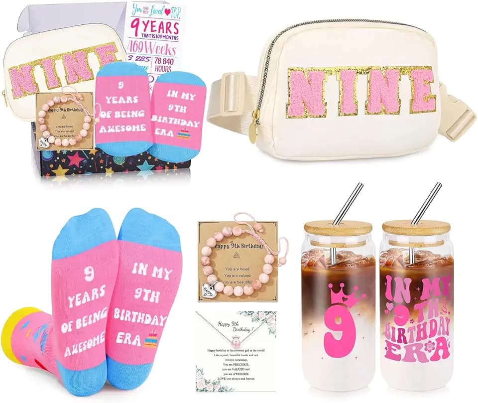 9 Year Old Girl Gifts Birthday Gifts for 9th Girl Best Birthday Gift Ideal for Daughter Sister Niece Granddaughter Gift for Teenage