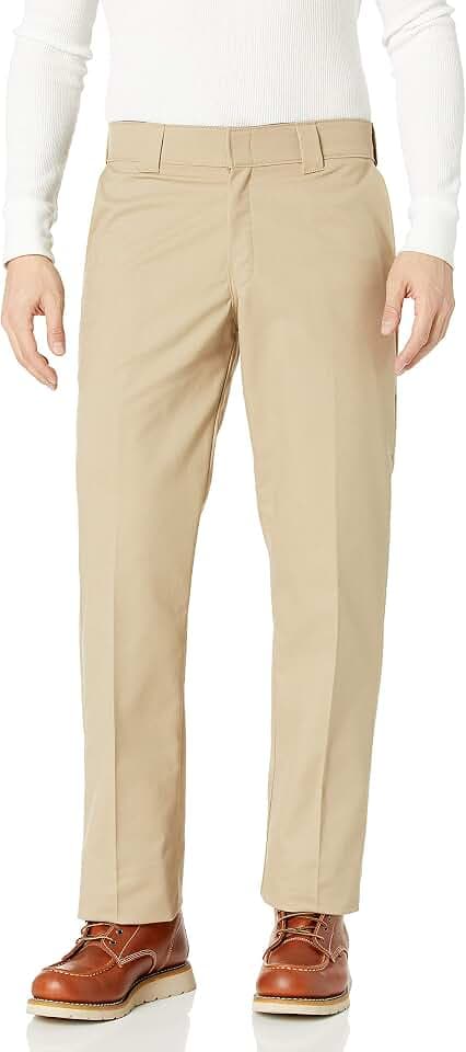 Dickies Men's Regular Fit Active Waist Work Pants Work Utility Pants