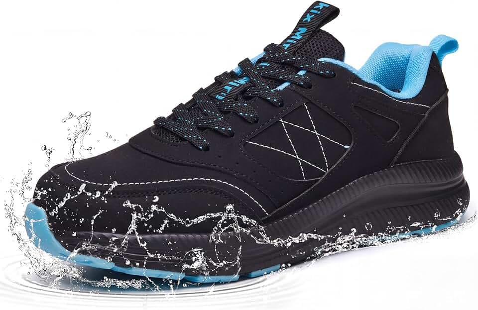 Women's Wide Waterproof Steel Toe Shoes