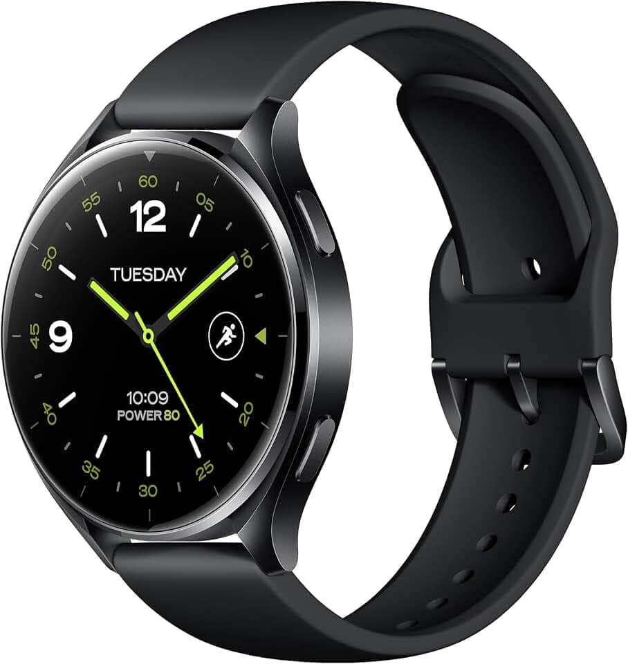 Xiaomi Watch 2 Smartwatch, 1,43" AMOLED Display mit Always-On-Funktion, Schlaf-, Puls- und Sport-Tracking, Wear OS by Google, Schwarz