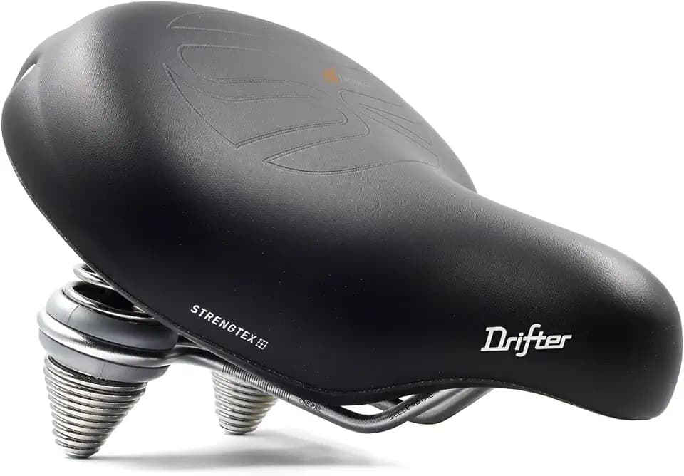 Selle Royal Drifter Strengtex,Vintage-Inspired, Ultra-Durable Bike seat, Brown, One Size
