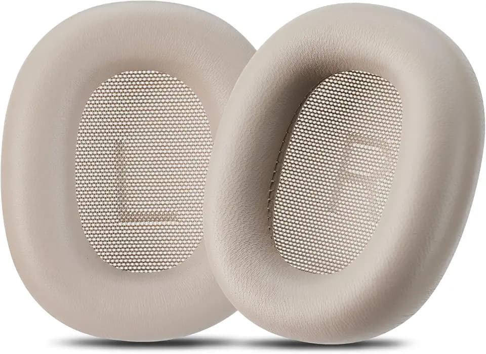 AHG Accessory House Global Replacement Beoplay h100 Ear Pads Cushions Compatible with Bang & Olufsen Beoplay H100 Headphones (Hourglass Sand). Sheepskin Leather/High-Density Foam/Strong Magnet