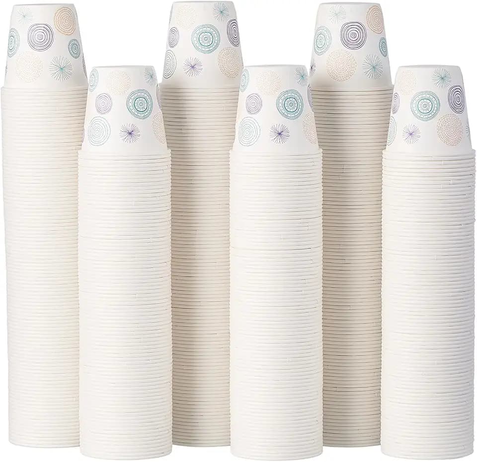 Tamone 600 Pack 3 oz Bathroom Cups, Small Paper Cups, Mouthwash Cups, Disposable Paper Cups,3oz Paper Cups for Party, Picnic, BBQ, Travel, Home and Event