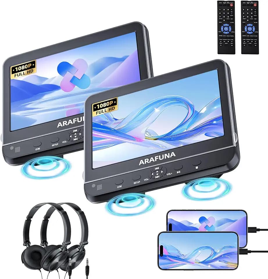 10.5" Dual Car DVD Players