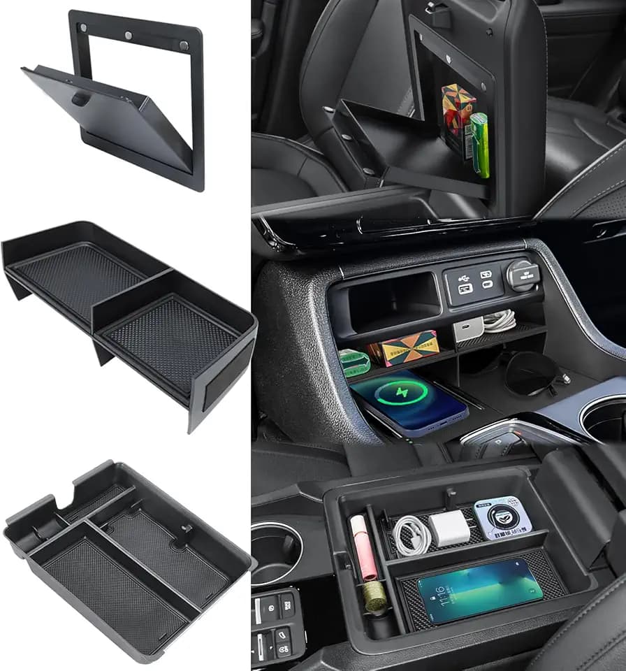 3PCS Center Console Organizer for 2023-2026 Honda Pilot/26 Passport