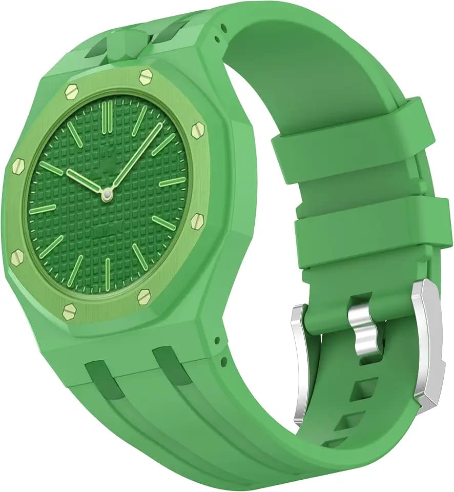 Custom Silicone Watch Band for Swatch AP Royal Pop Pocket Watch, Convertible Wrist Strap for 12'Clock Crown Orientation, Waterproof Replacement Strap
