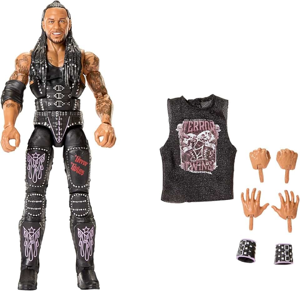Mattel WWE Elite Damian Priest Actionfigur und Zubehör, Serie Nr. 122
