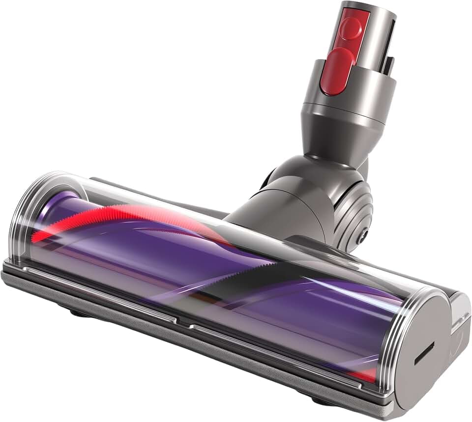Bürste Kompatibel mit Dyson V10 V11 V7 V8 V15, Ersatzteil Turbine Bodendüse Zubehör 25 Zentimeter Geeignetfür Hartboden und Teppiche