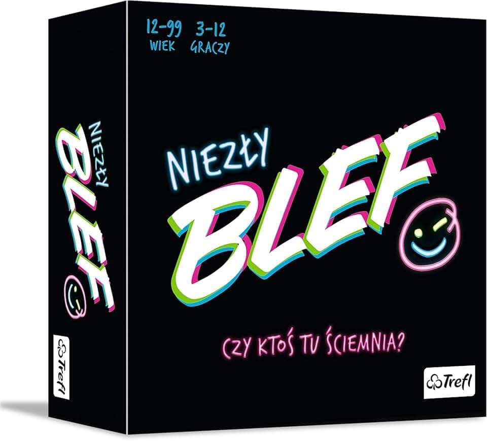 Trefl Niedliches Blef Gesellschaftsspiel für Kinder und Erwachsene ab 12 Jahren