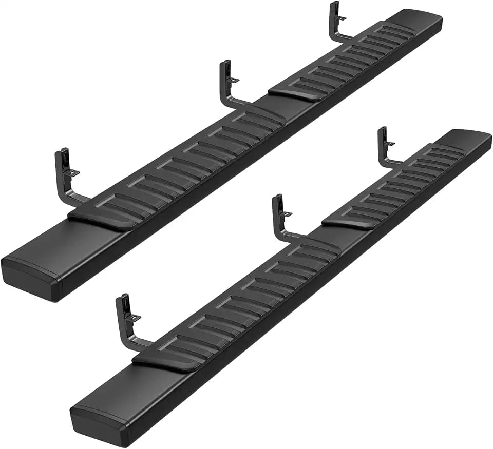 KUIPERAUTO 6 inches Running Boards Side Steps Compatible with 2015-2024 Chevrolet Colorado/GMC Canyon Extended Cab