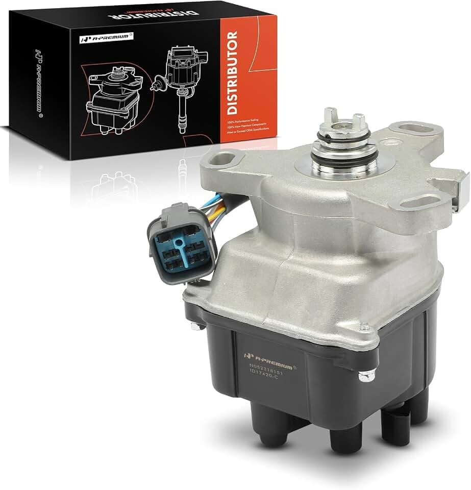 A-Premium Ignition Distributor with Cap and Rotor, 1.6L L4, 9 Blades