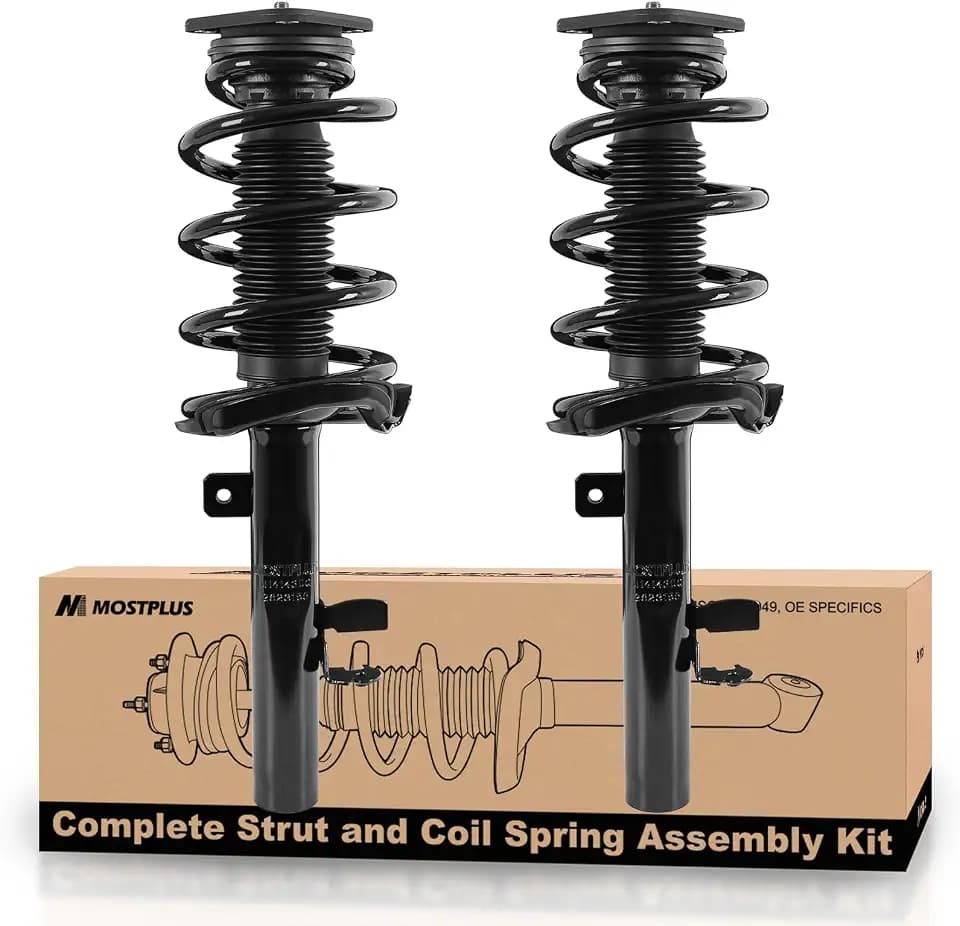 MOSTPLUS Rear Complete Strut Assembly & Shock Absorber w/Coil Springs compatible with 2013 2014 2015 2016 2017 2018 2019 Ford Escape, Replace 172618 172619 (Set of 2)