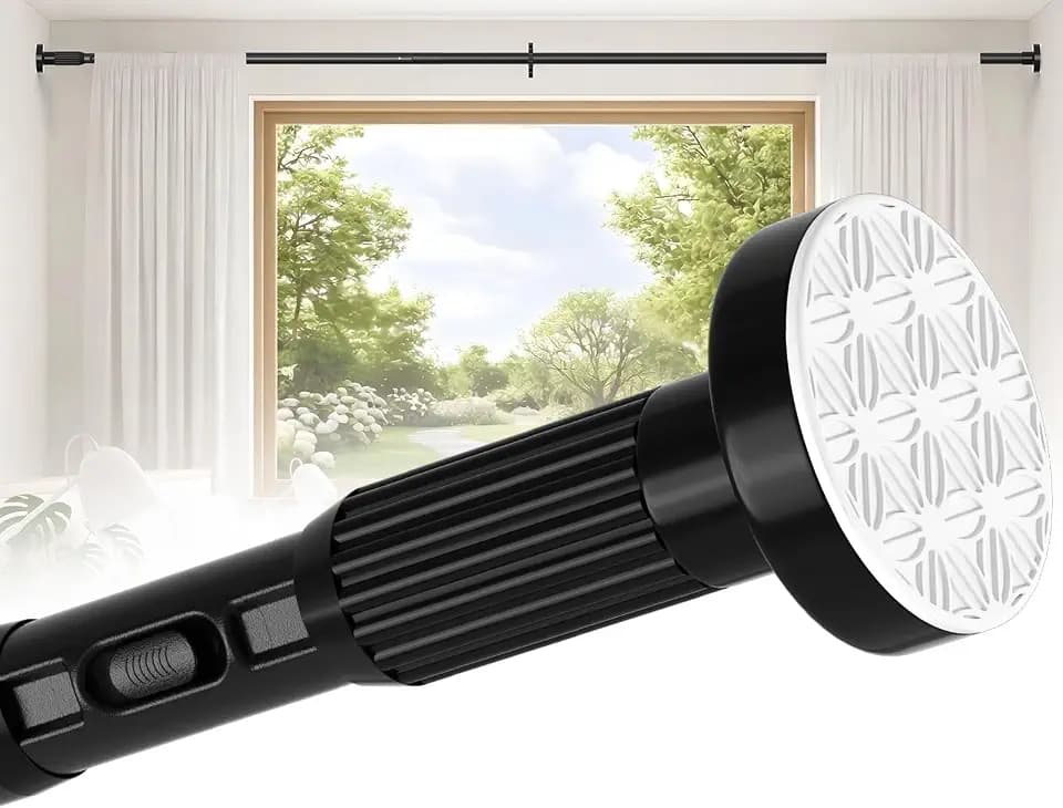 Black Tension Curtain Rod 41-126 Inch Outdoor Curtain Rod No Drilling 1pcs
