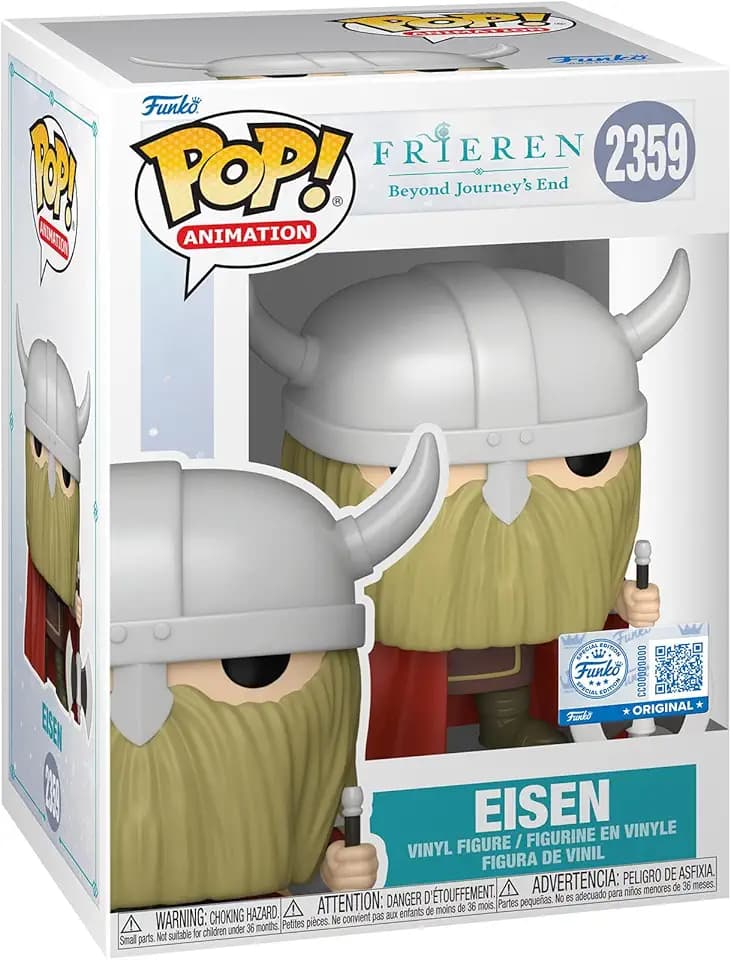 Funko Pop! Animation: Frieren - Eisen- Vinyl-Sammelfigur - Geschenkidee - Offizielle Handelswaren - Spielzeug Für Kinder und Erwachsene - Anime Fans - Modellfigur Für Sammler und Display