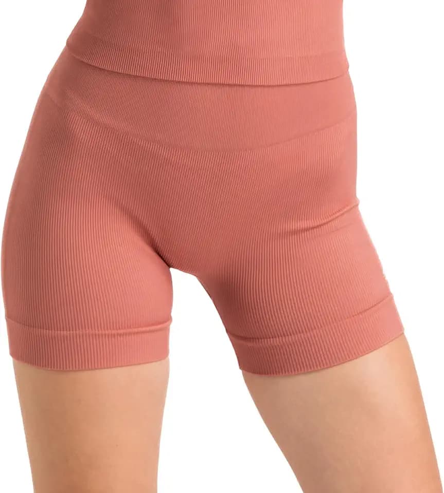 Damen Nahtlose Biker Shorts - Hoch taillierte Biker Shorts ohne vordere Naht für Frauen, weiche Workout Shorts mit Bauchkontrolle für Fitnessstudio, Radfahren, Yoga, Pilates und Sport