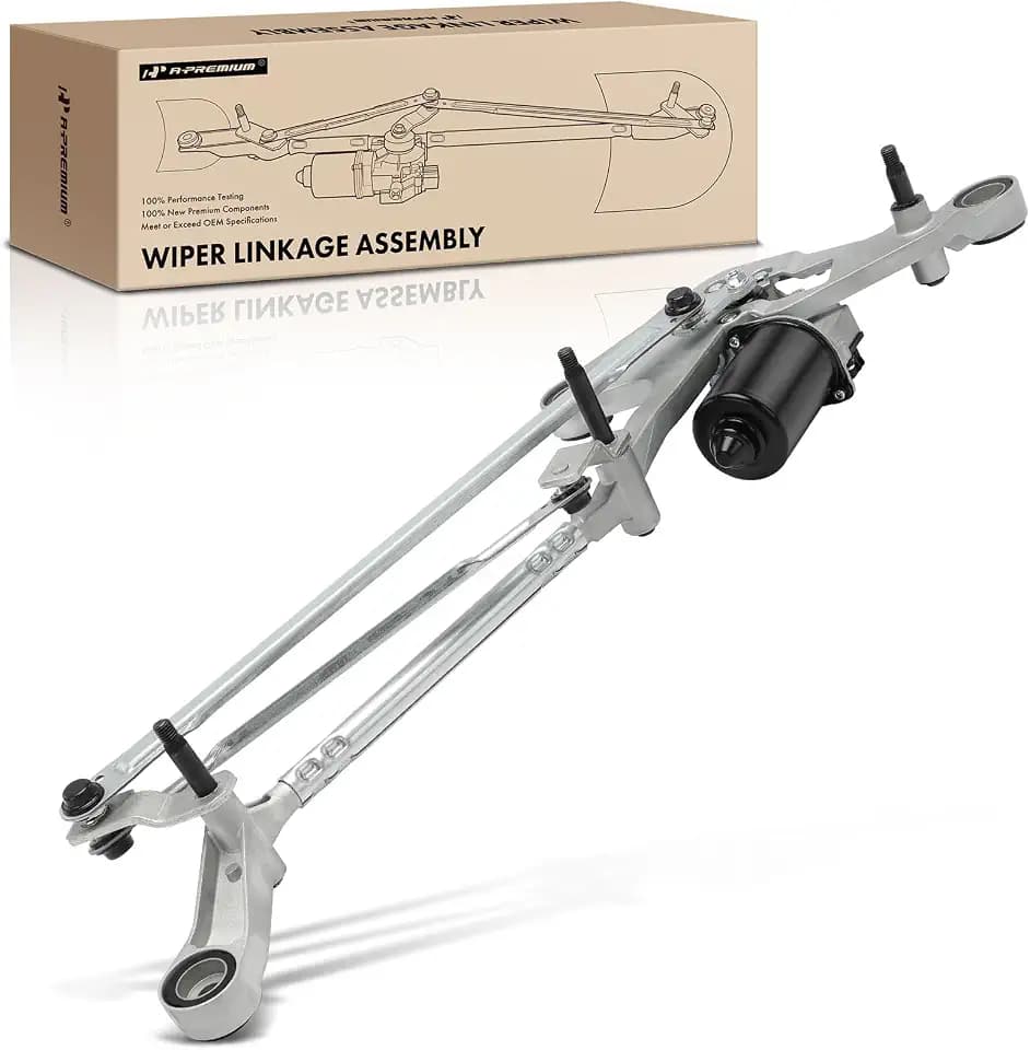 A-Premium Front Windshield Wiper Motor and Linkage Assembly