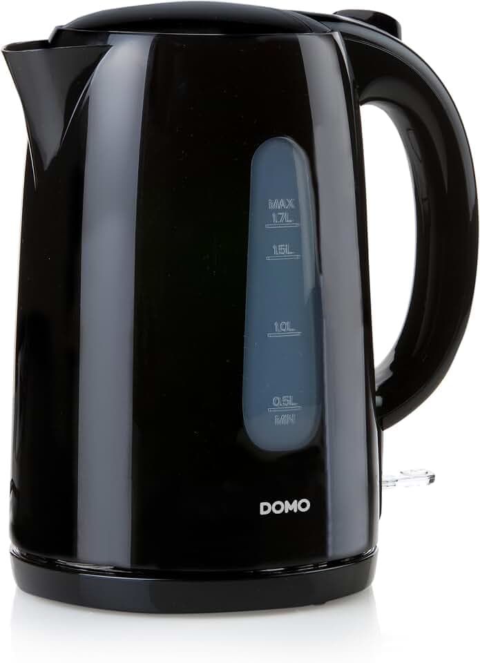 DOMO DO9194WK Wasserkocher - 1,7 L - schwarz