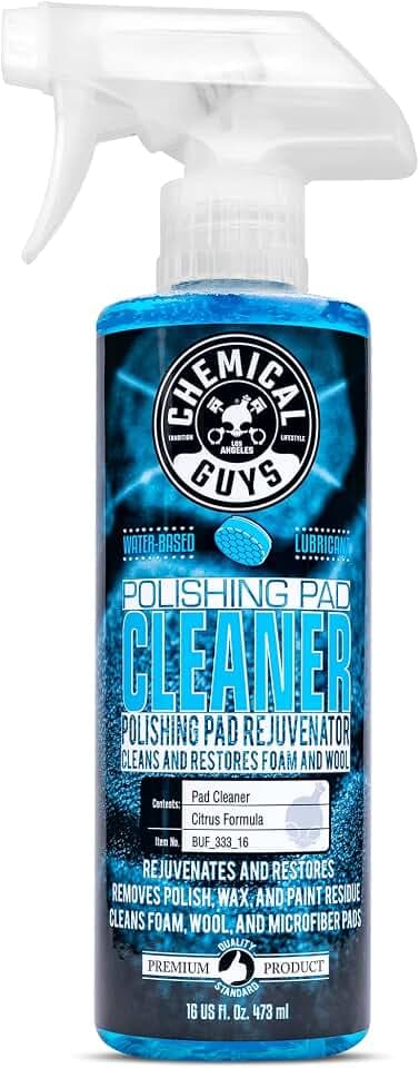 Chemical Guys, Foam & Wool Polishing Pad Cleaner, Citrus-Based, 16 oz Spray