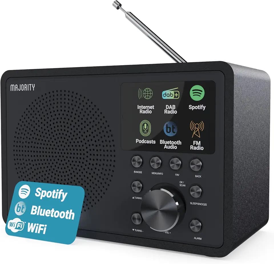 MAJORITY Touro Internetradio, DAB+, Bluetooth, Spotify Connect, Oktiv App
