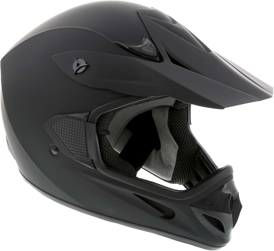 Raider RX2 Unisex-Adult MX Off-Road Helmet (Matte Black, Medium)