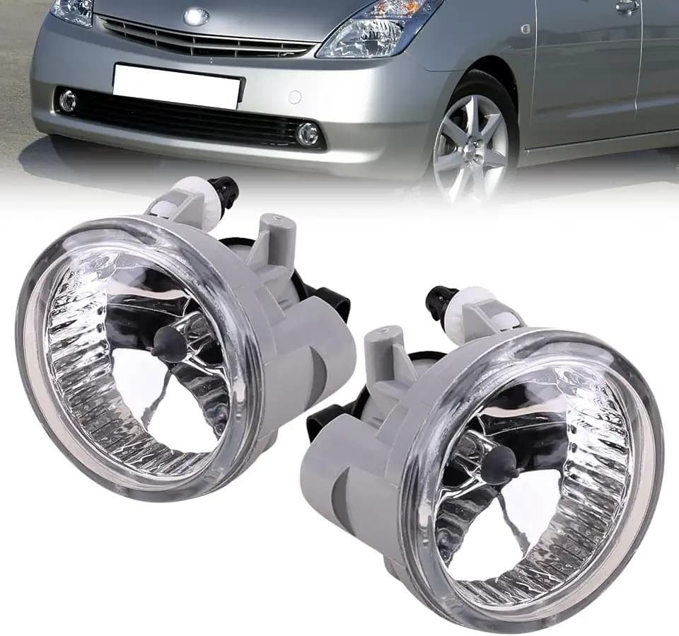 1 Pair Fog Lights Replacement for Toyota Prius 2004-2009 Highlander 2004-2007 Echo 2003-2005 MR2 Spyder 2002-2005 Scion xA 2004-2006 Driving Fog Lamps