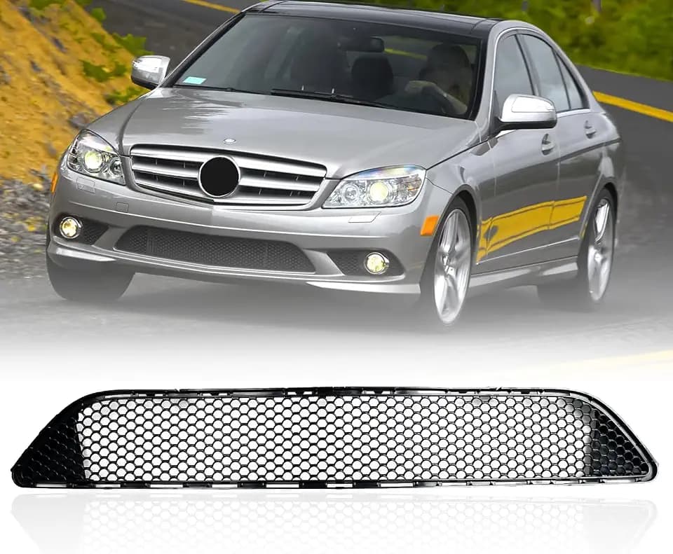 Front Bumper Grille For Mercedes Benz W204 2008 2009 2010 2011