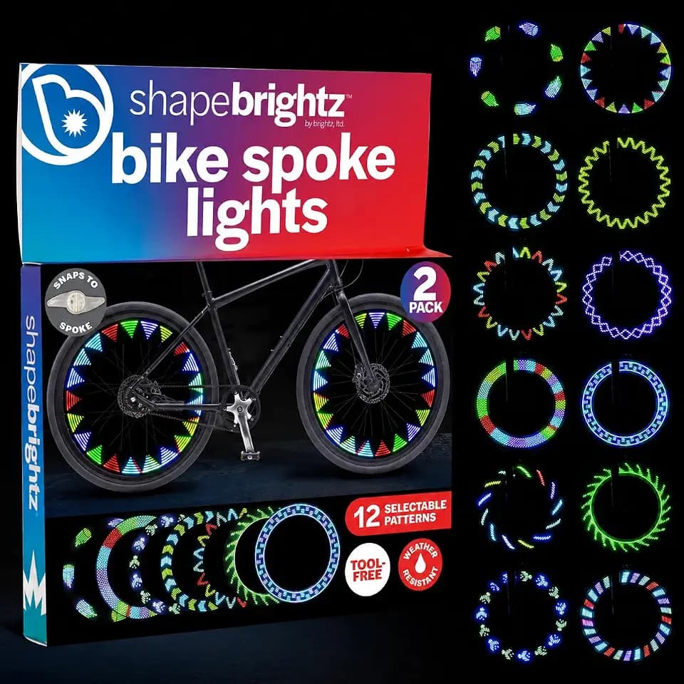 Brightz LED Bike Spoke Pattern Light for Bike Wheels