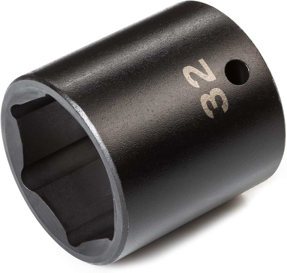 TEKTON 1/2 Inch Drive x 32 mm 6-Point Impact Socket | SID22132