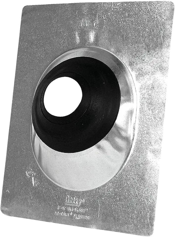 Oatey All-Flash No-Calk 3 in. to 4 in. Galvanized Roof Pipe Flashing - 1 Each