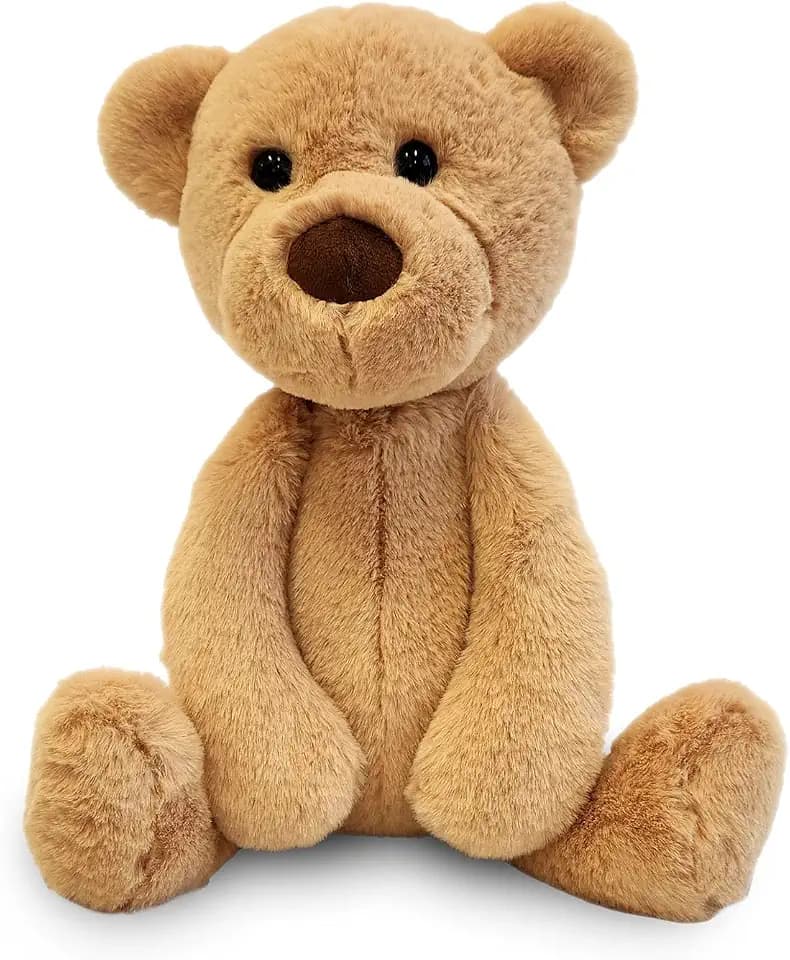 World's Softest Plush Stuffed Animal for Baby, Toddler, Kids, Adults - Adorable Toy Made from Kid-Friendly, Quality Materials - Lushee Brady Bear, 16"