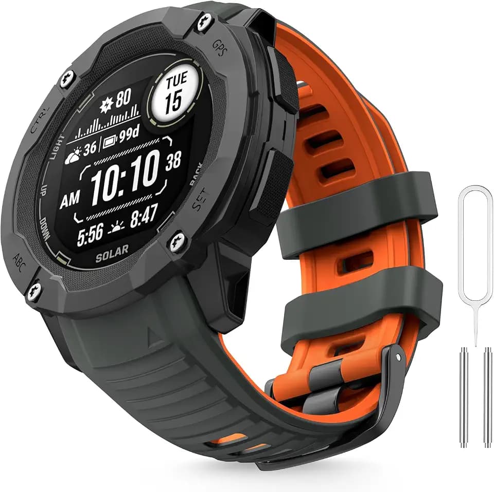 26mm Armband Kompatibel mit Instinct 2X/Instinct 2X Solar