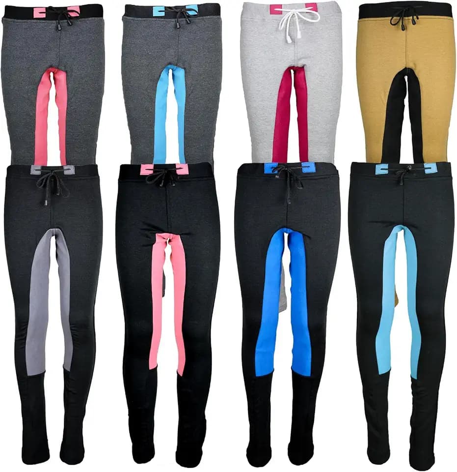 Kinder Reitleggings Leni REIT Jogginghose Reithose Vollbesatz