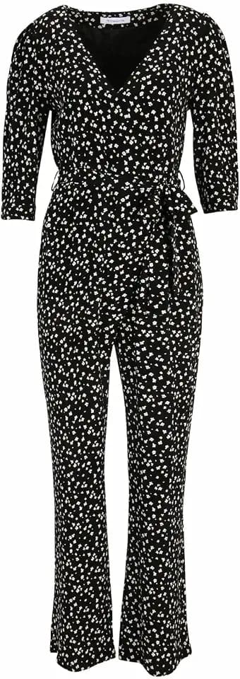 Tamaris Damen ANJO AOP Gewickelter Jumpsuit