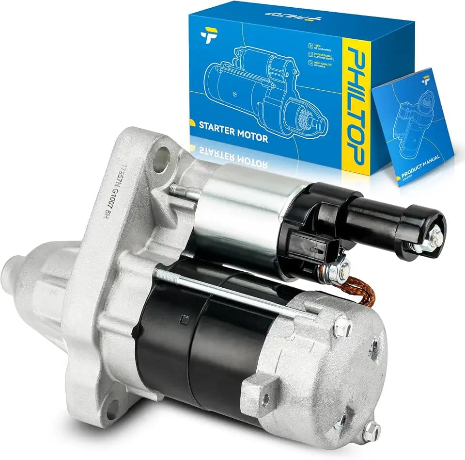 PHILTOP Starter,17957N Starter Motor for Honda 2006-2011 Civic 1.8L Manual