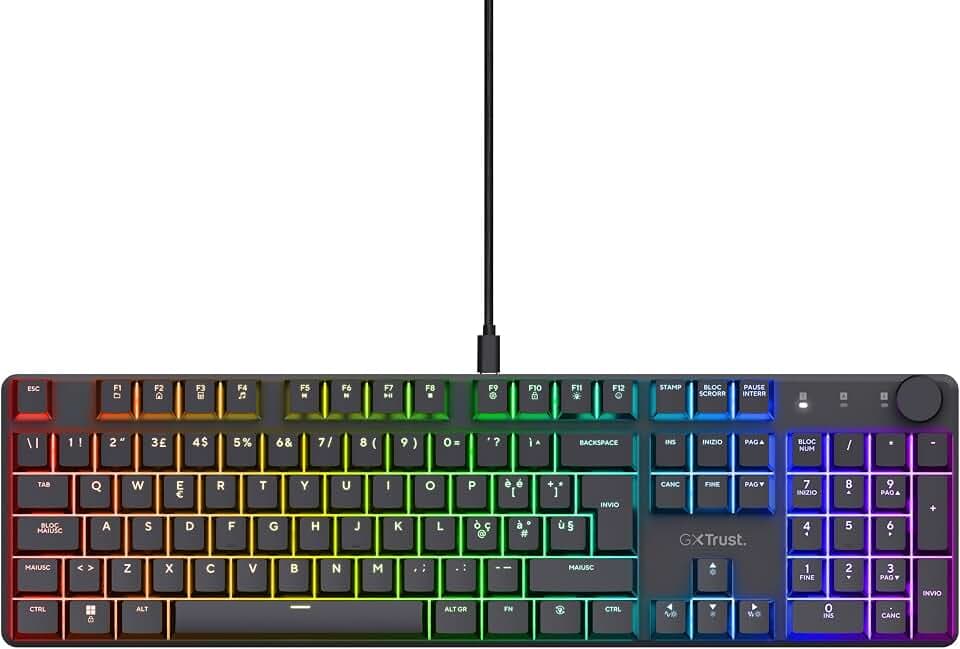GXTrust Torix Italienisches Layout (QWERTY) Mechanische Tastatur