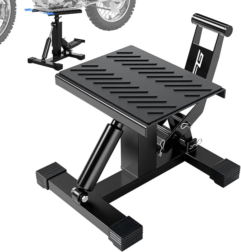 JFG RACING Adjustable Hydraulic Dirt Bike Stand Lift 1000 Lbs Capacity