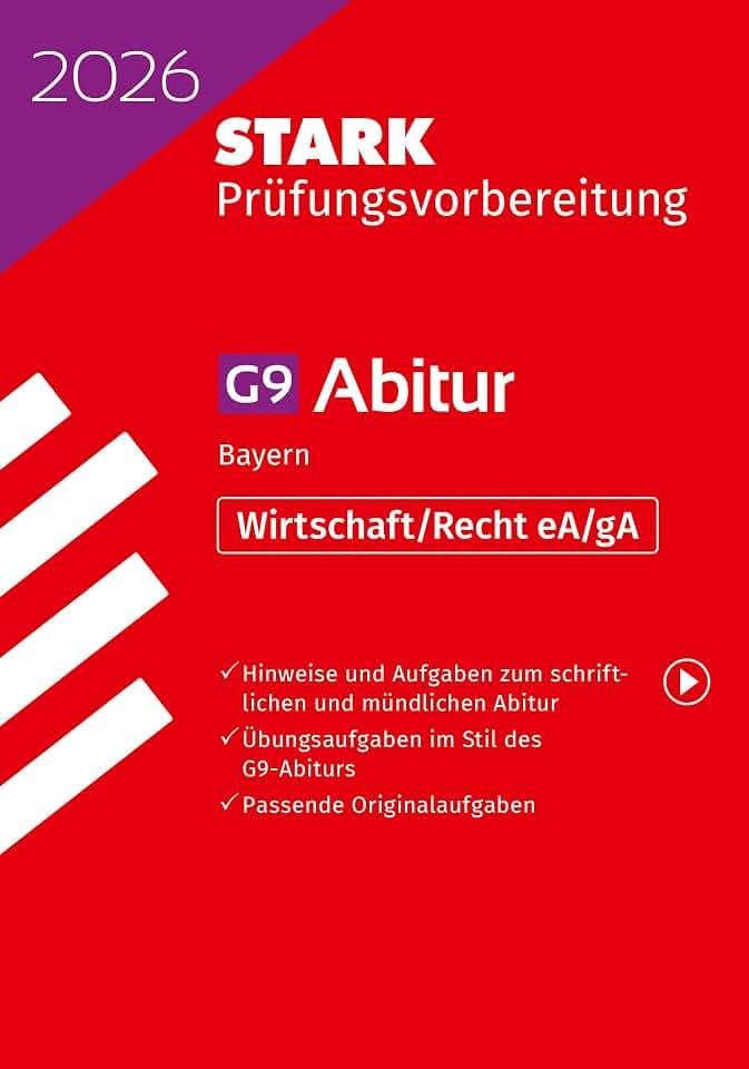 STARK Wirtschaft/Recht gA/eA - Abitur 2026 Bayern - Prüfungsvorbereitung (Abitur-Prüfungen)