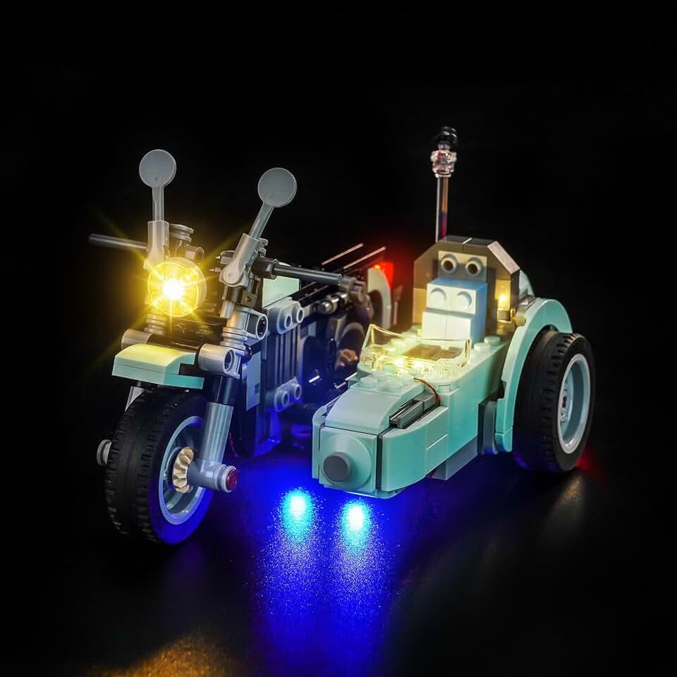 LocoLee Licht Set Kompatibel mit Lego 76443 Hagrid & Harry's Motorcycle Ride - Nur das Licht - Set, kein Modell, Dekorative Beleuchtung Set Compatible with Lego Hagrids und Harrys Motorradtour 76443
