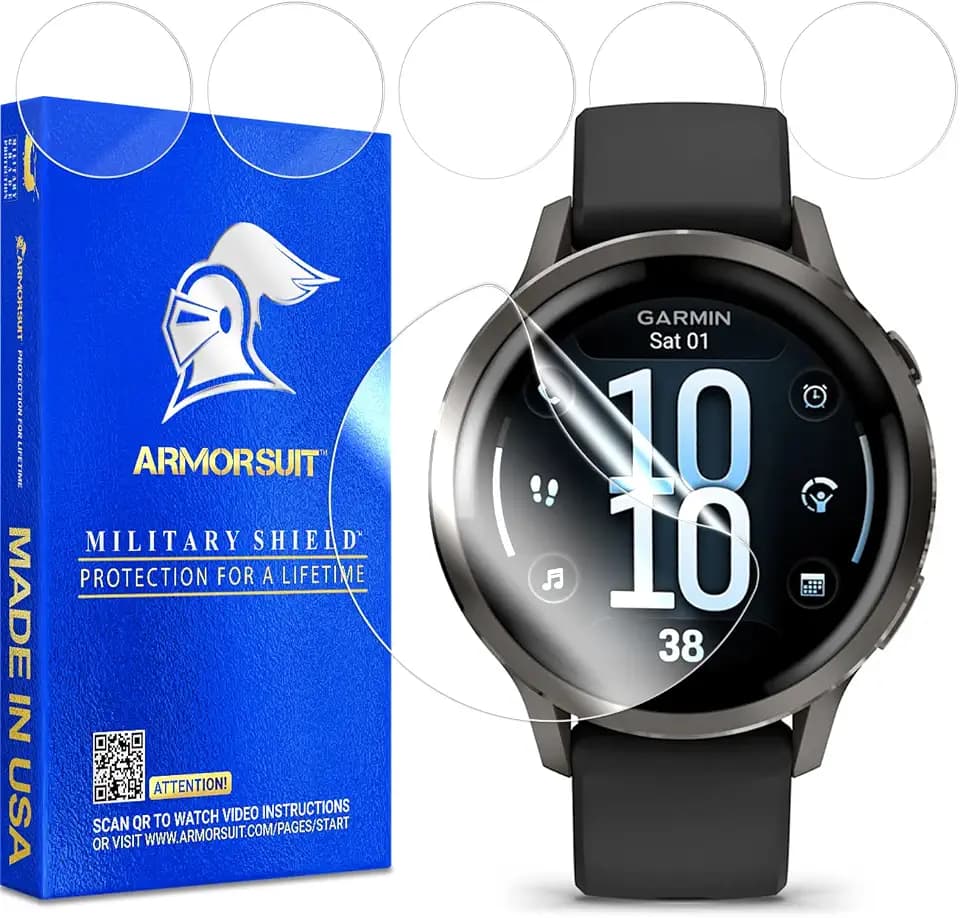 ArmorSuit 6 Pack for Garmin Venu 4 (41mm) Screen Protector MilitaryShield HD Clear TPU Film - Made in USA